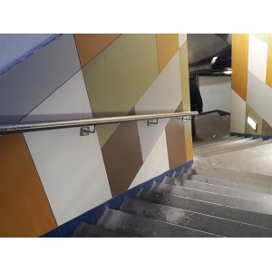 Corrimano in acciaio inox per scale